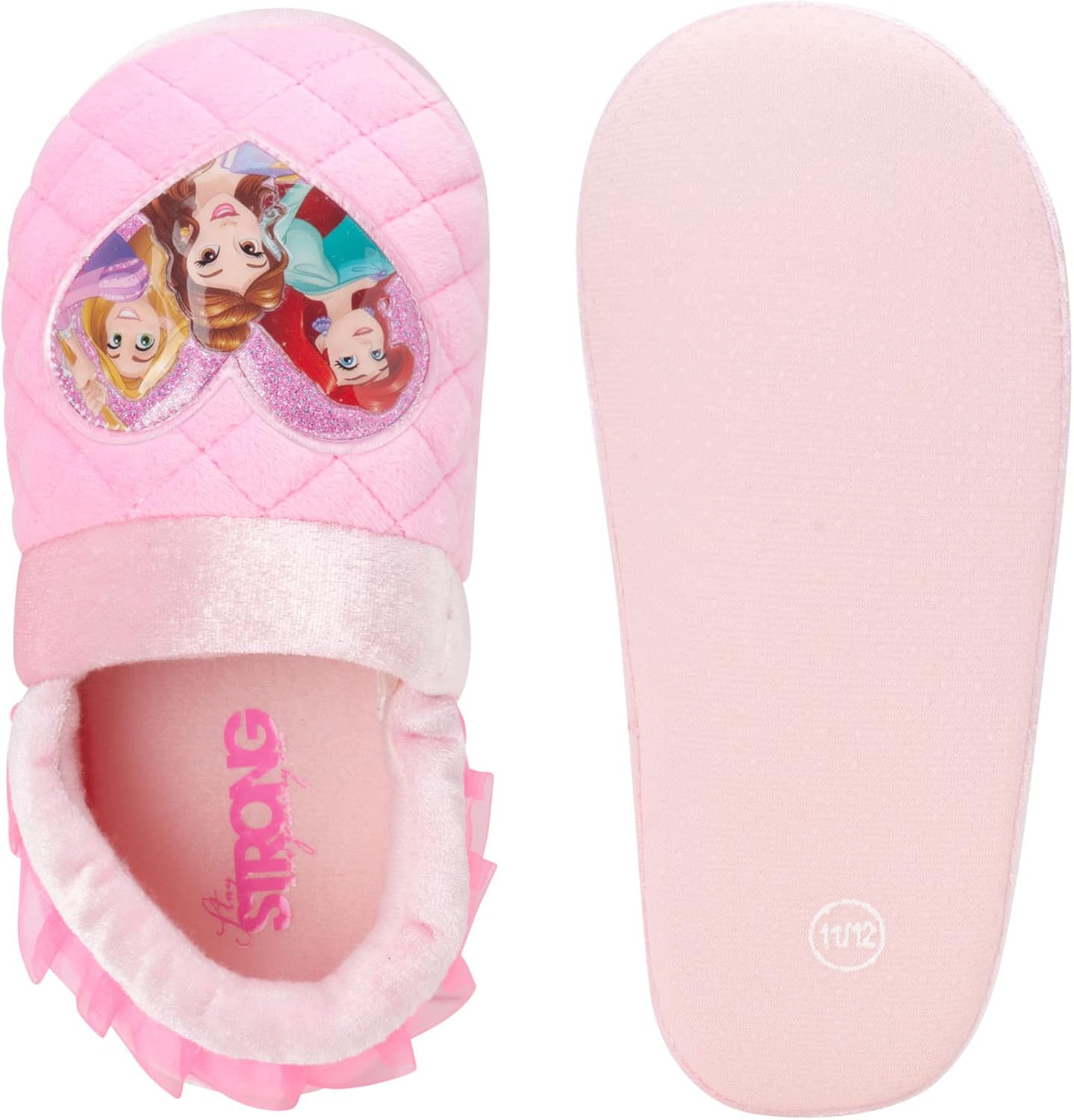  | Disney Girls’ Slippers – Disney Princess and Frozen Fuzzy Slippers (Toddler/Little Girl) | Slippers