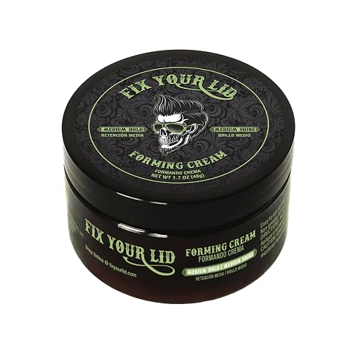 Fix Your Lid Forming Cream 3.75 oz Medium Hold Hair Cream