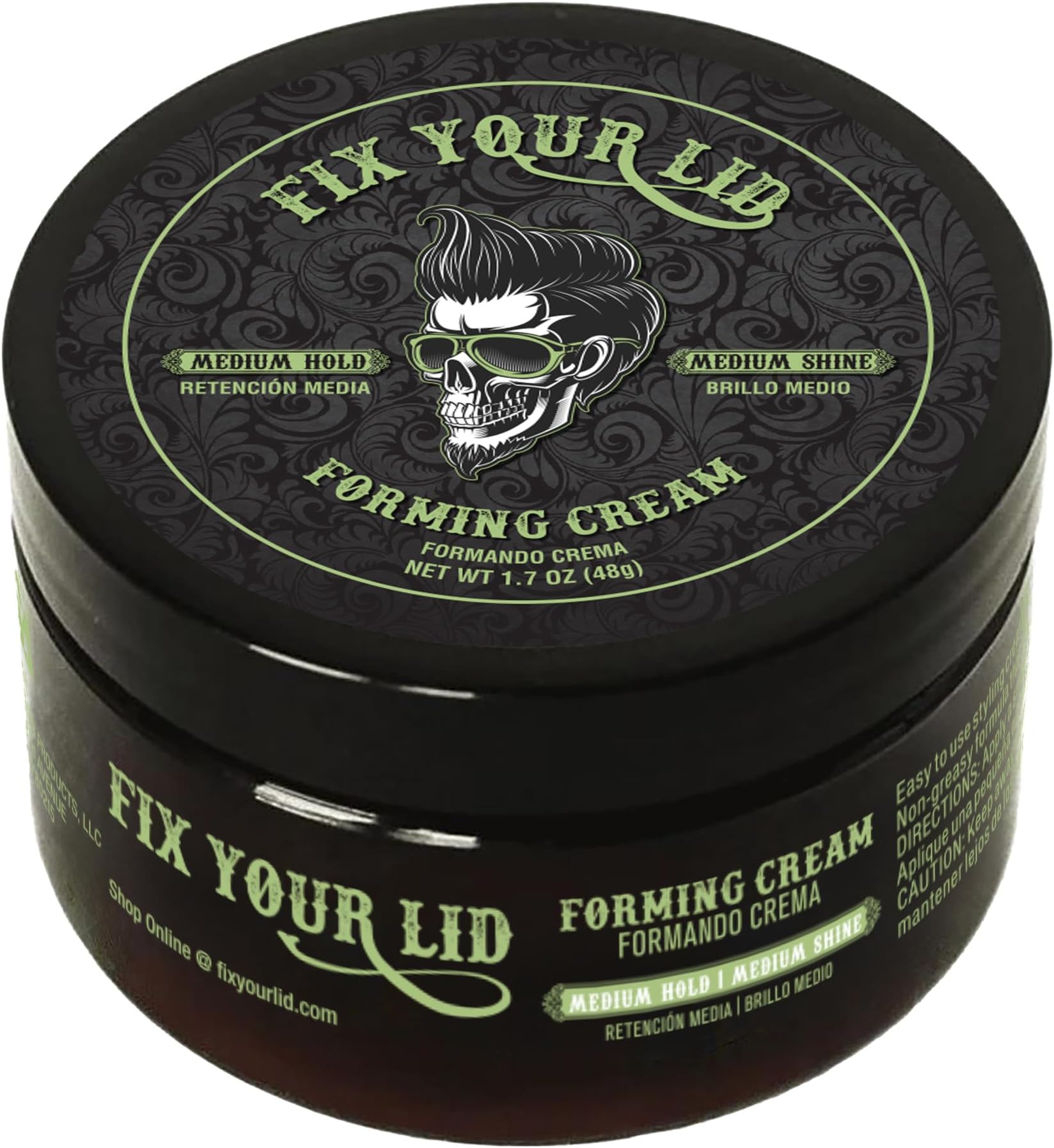 Forming Cream 3.75 oz Medium Hold Hair Cream For Men - Mens Hair Gel Medium Shine - All Day Hold Styling Cream For All Hairstyles - Easy To Wash Out