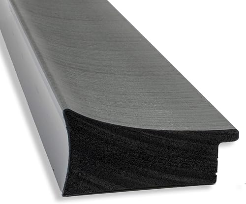 Miniatura 2 de Amanti Art Espejo de baño plateado para sobre el fregadero, 26 x 27 pulgadas, elegante espejo rectangular de peltre cepillado, marco de madera