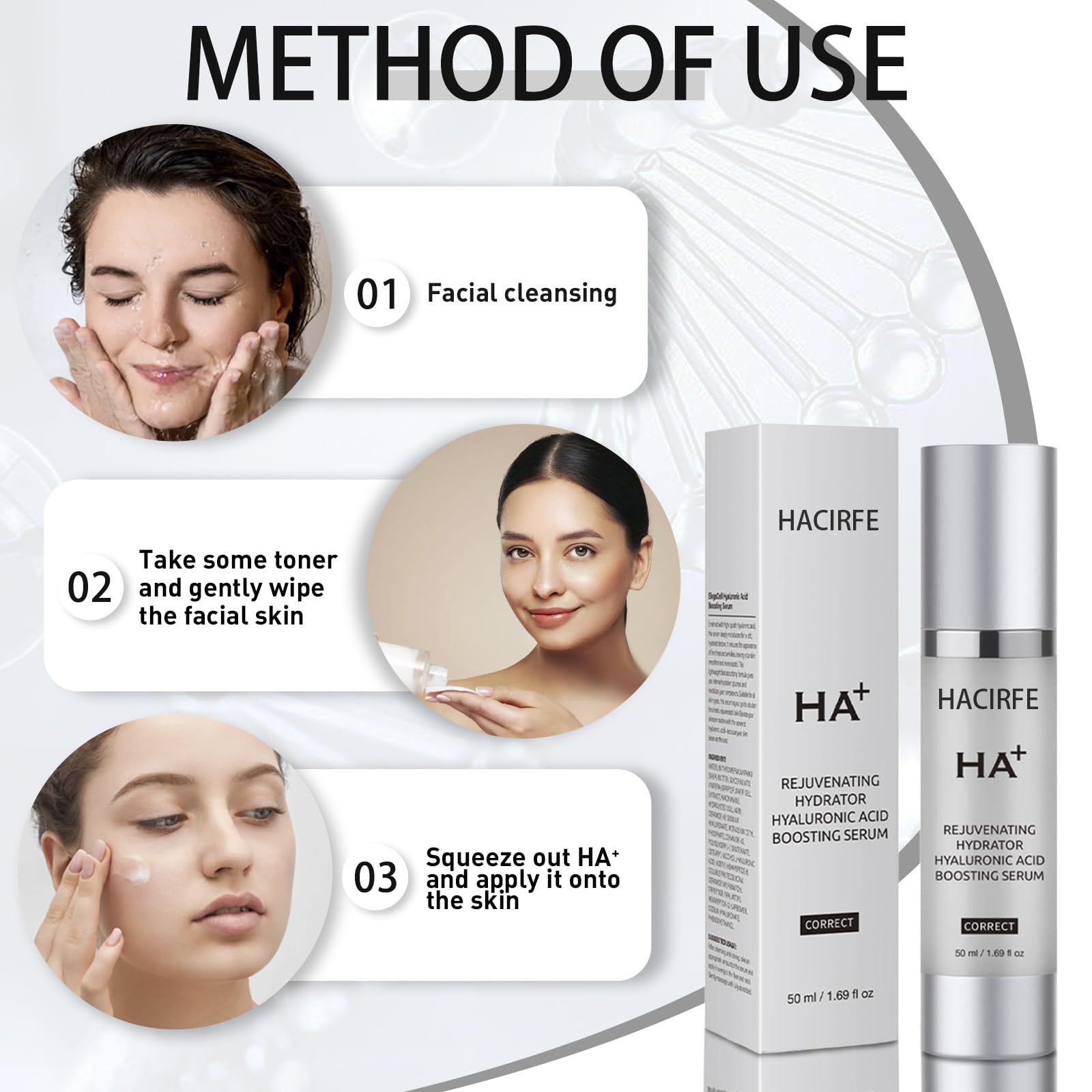 HA Rejuvenating Hydrator Hyaluronic Acid Serum with Niacinamide