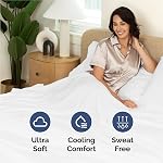 Queen 6 Piece Sheet Set - Cooling & Breathable Bed Sheets - Hotel Luxury Bed Sheets for Women, Men, Kids & Teens - Comfy Bedding w/Deep Pockets & Easy Fit - Soft & Wrinkle Free - Queen White Sheets