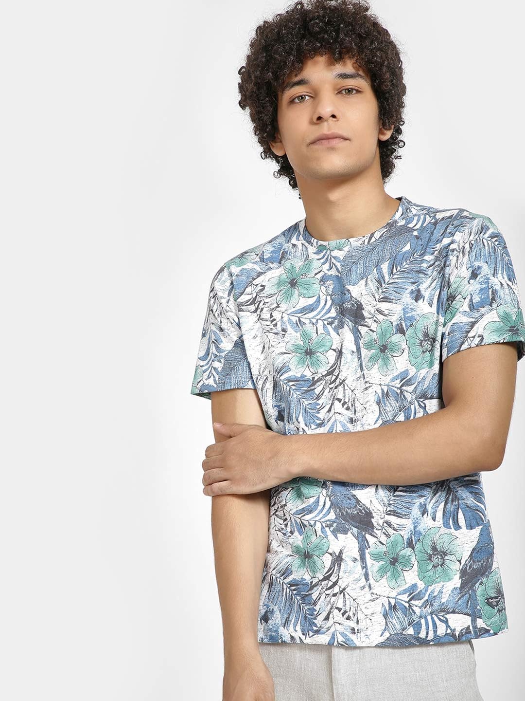 Bare Denim by FBB Printed Round Neck 