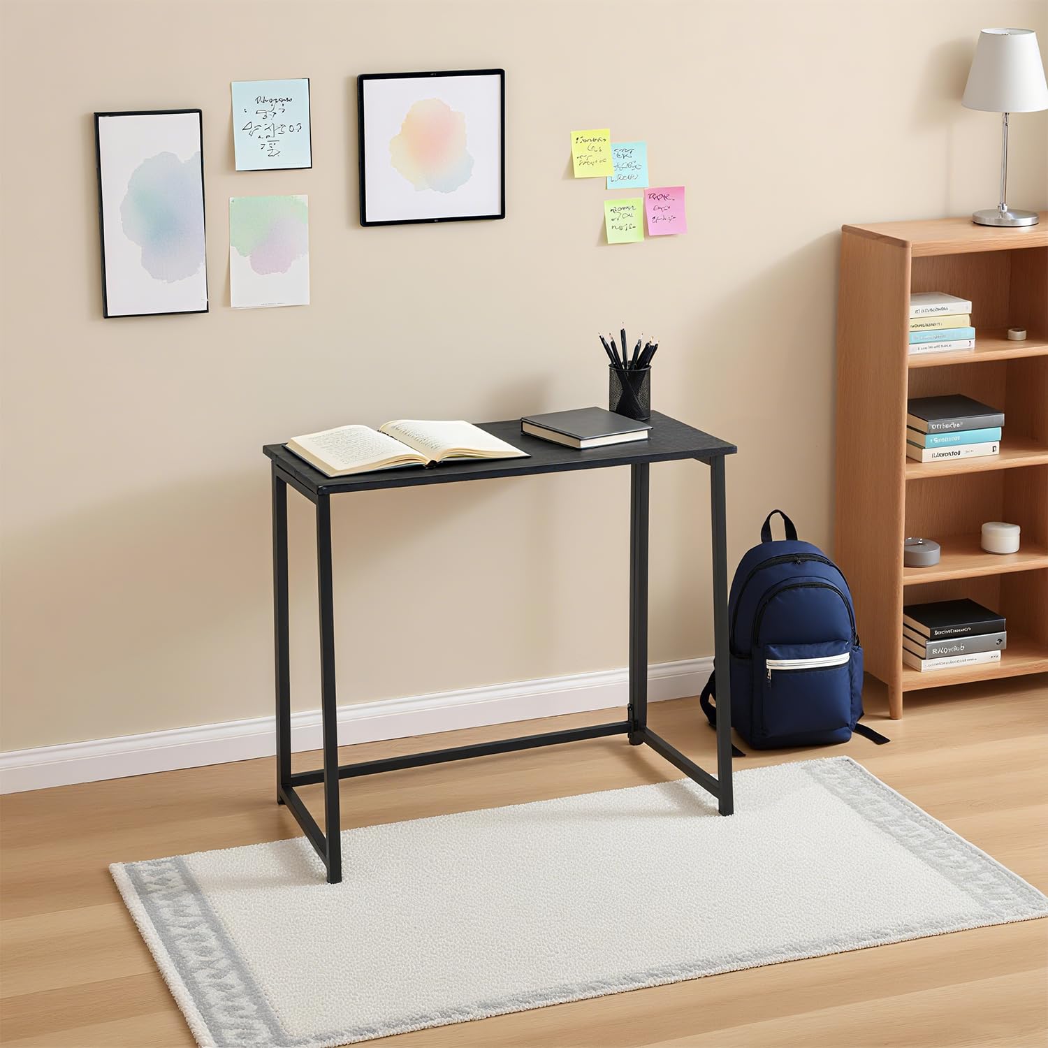 Meubles Cosy Bureau Informatique Pliant pour Petits Espaces, 80 x 40 cm