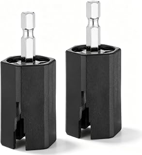 2PCS Guitar String Winder Tool, Guitar Winder Head, GuitarKnob Puller, Replace Electric Drill DIY Maintenance Tool