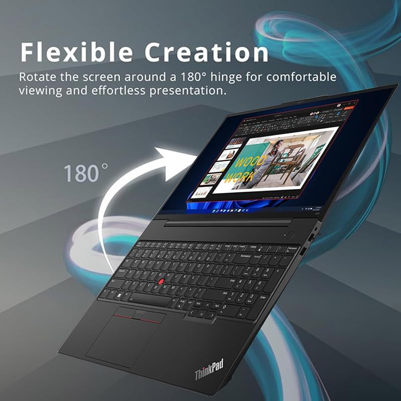 Lenovo ThinkPad E16 G2 Business Laptop Computer, Intel 16-Core Ultra 7 155H (Beat i7-13705H), 16GB DDR5 RAM, 1TB PCIe SSD, 16" FHD+, WiFi 6E, Backlit Keyboard, Fingerprint Reader, W11 Pro(Renewed) image 7