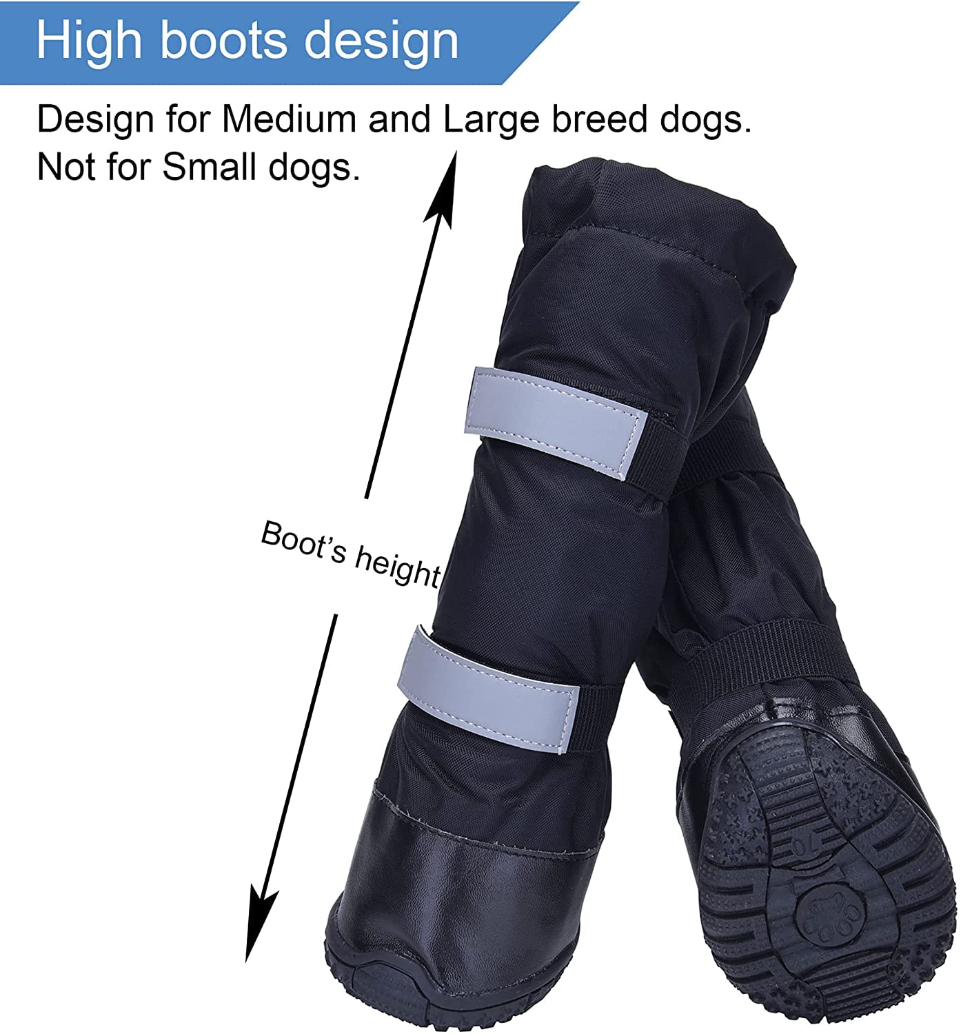 Photo inspiration: Hipaw Outdoor Dog Boots Winter Dog Shoes Nonslip For Snow Photo Inspiration