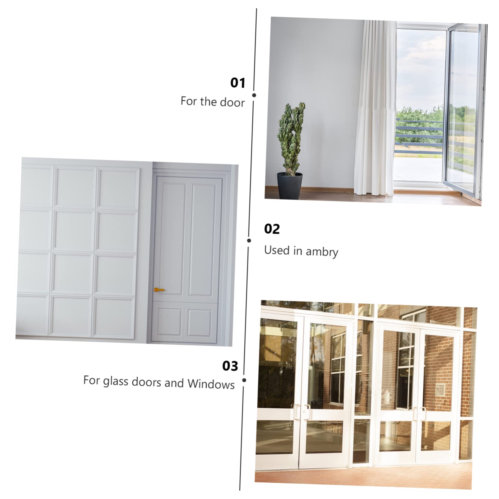 Tofficu Outdoor/Indoor Window Hooks 2 Pcs Heavy Duty Lock Hook and Eye Latch Stainless Steel Barn Door Lock