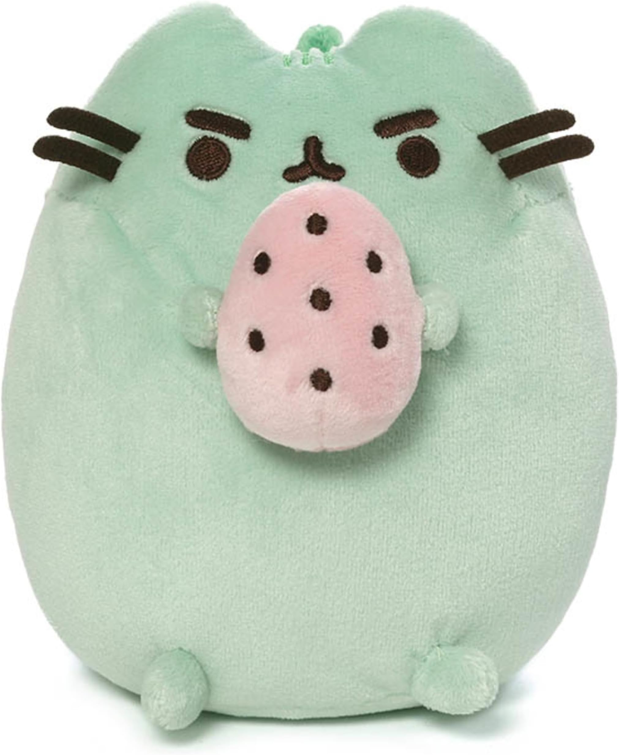 Pusheenosaurus Standing with Egg, Green, 6 in