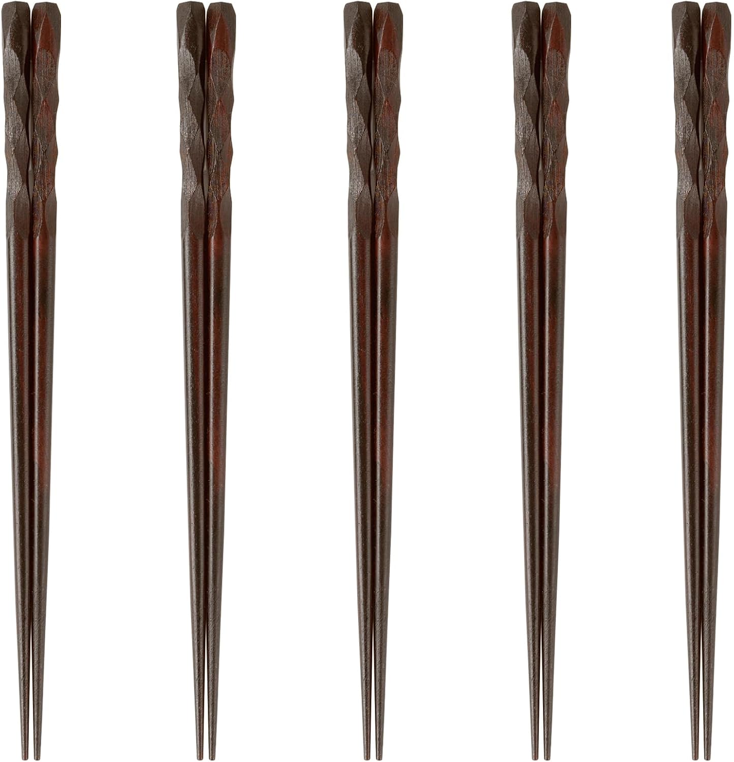J-kitchens PID591927 Japanese Chopsticks, Set of 5 Pairs, Material: Wood, Chopsticks, Made in Japan