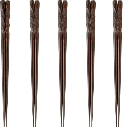 J-kitchens PID591927 Japanese Chopsticks, Set of 5 Pairs, Material: Wood, Chopst