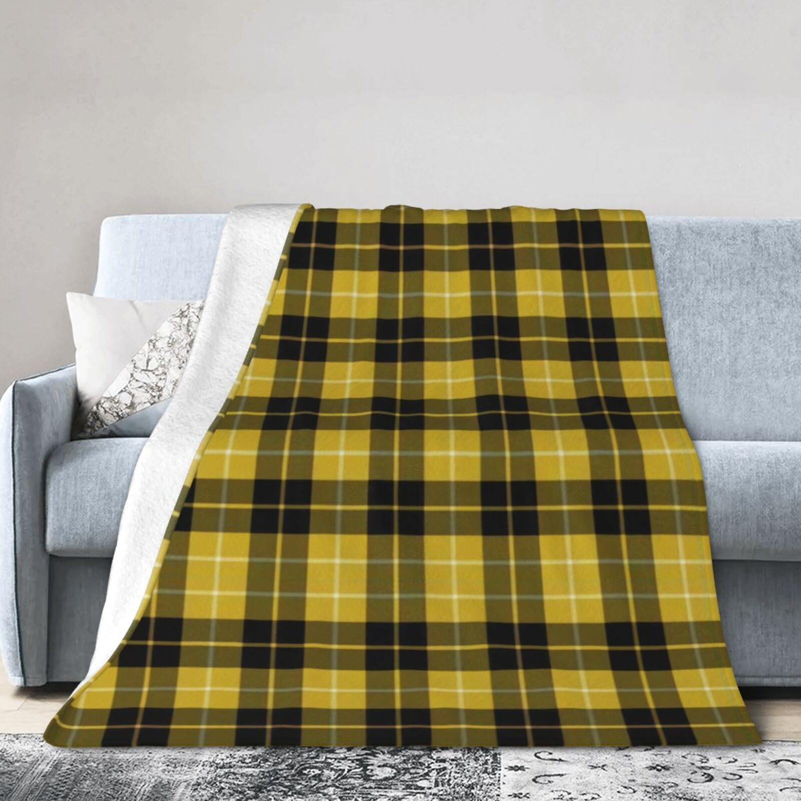 ERTDFXCV Clan Barclay Dress Tartan Blanket 60"x50"