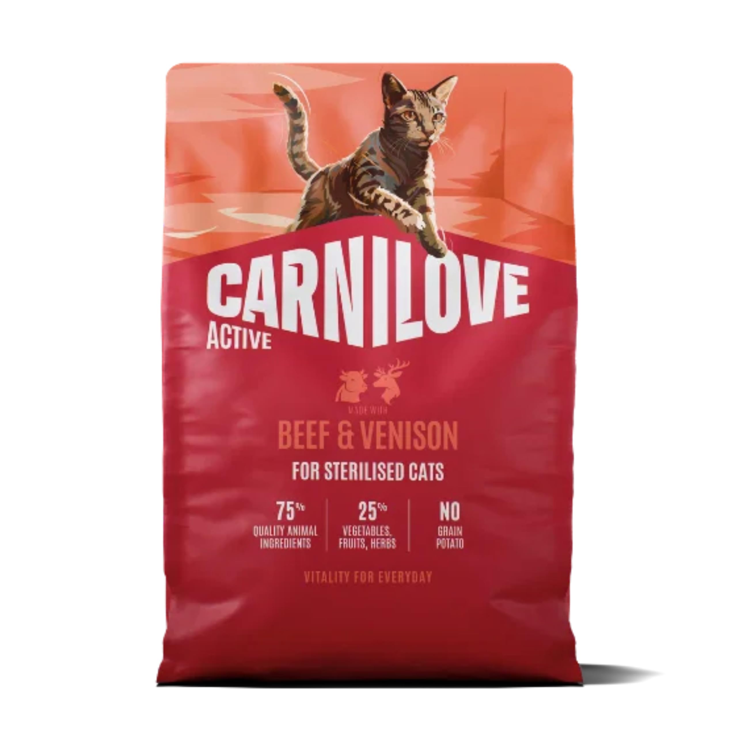 Carnilove Nourriture active au bœuf et au chevreuil pour chat 6 kg
