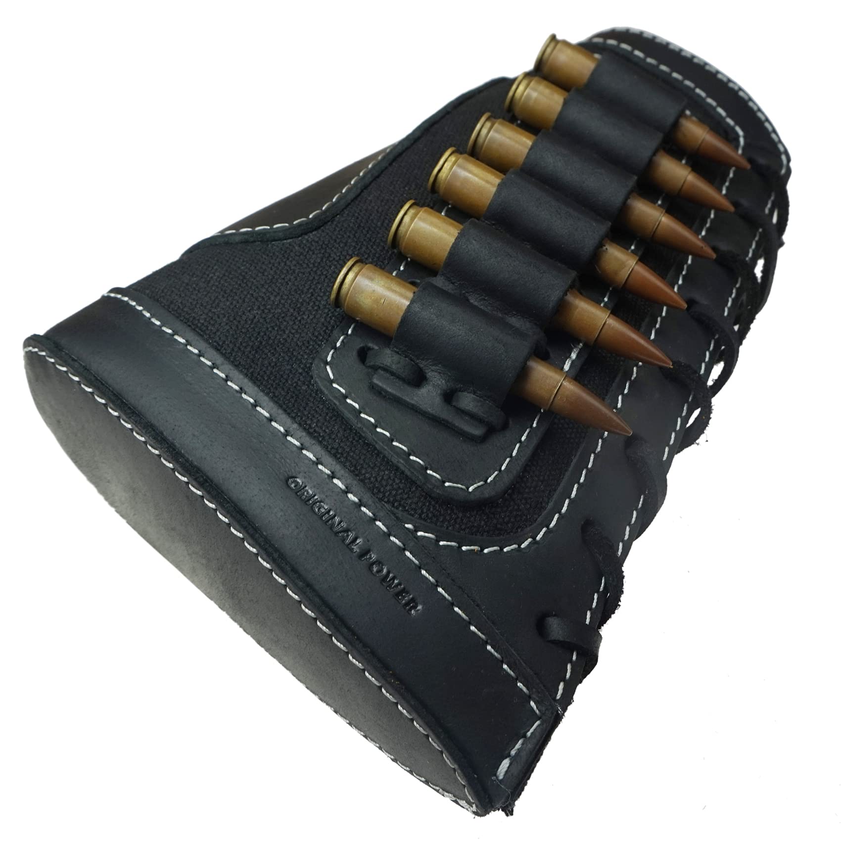 Bullet Holder For Rifle Stock Rifle Rest Leather Rifle Buttstock ...