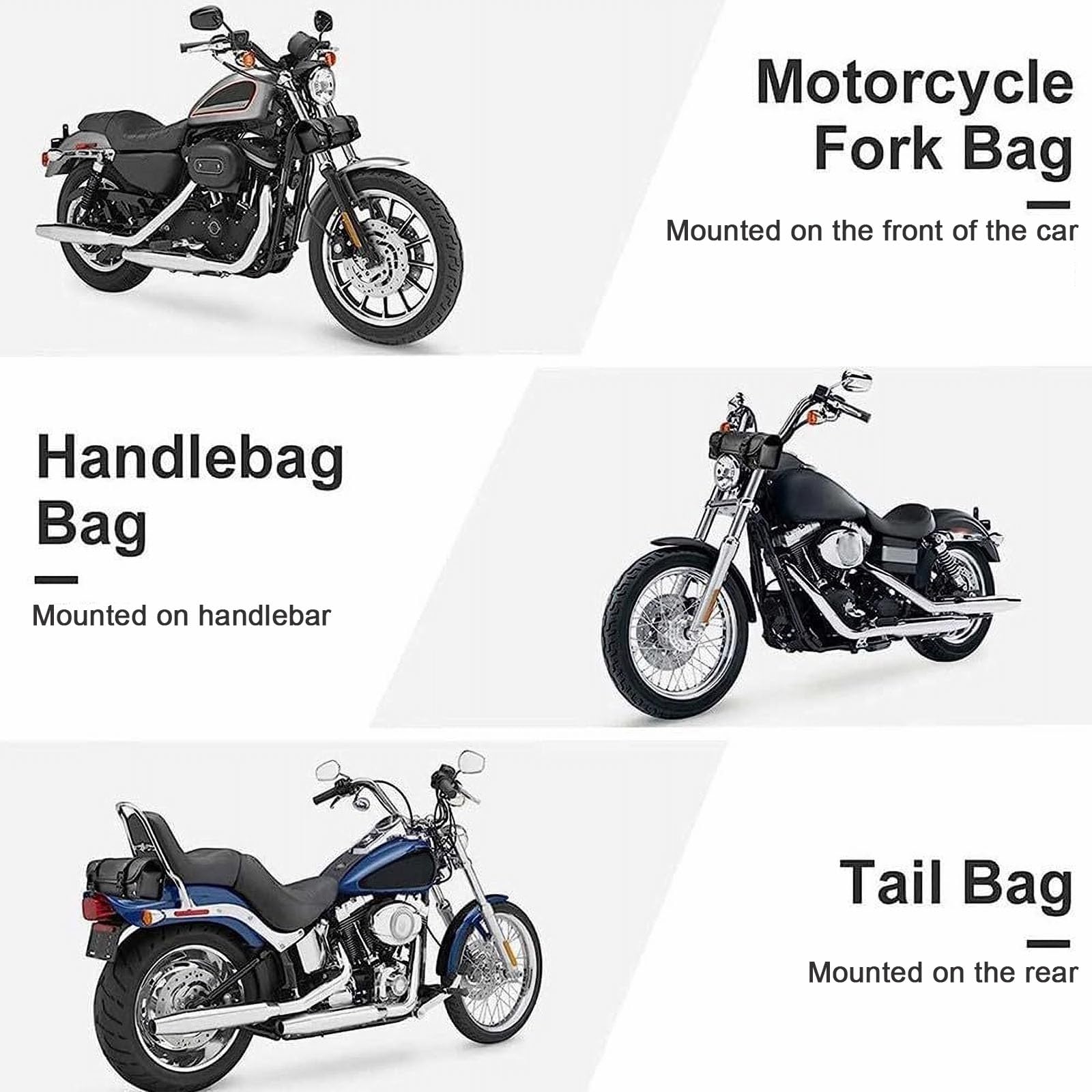Universal Motorrad Satteltasche Leder - Wasserdichte Rundtaschen Mit Befestigungsgurten