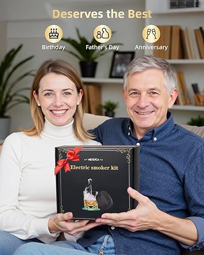 Miniatura 8 de Kit de ahumador eléctrico de whisky, con madera de 6 sabores, no necesita butano, kit de ahumador eléctrico de cóctel, kit de ahumador de bebidas,