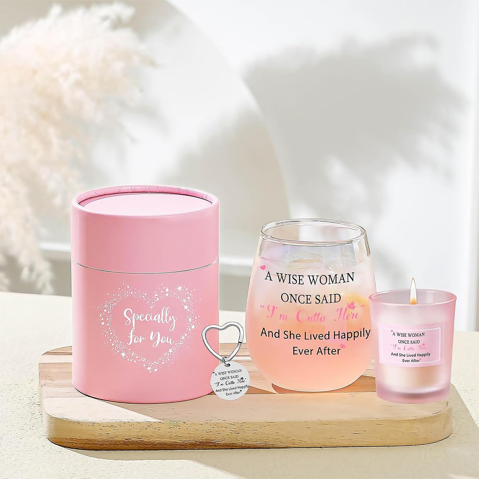 Retirement Wine Glass Gift - Funny Farewell Present -4