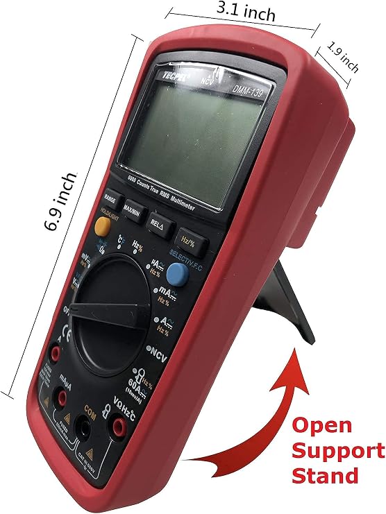 TECPEL DMM-139 Digital Multimeter + CA-60 Current Clamp Transmitter 60A