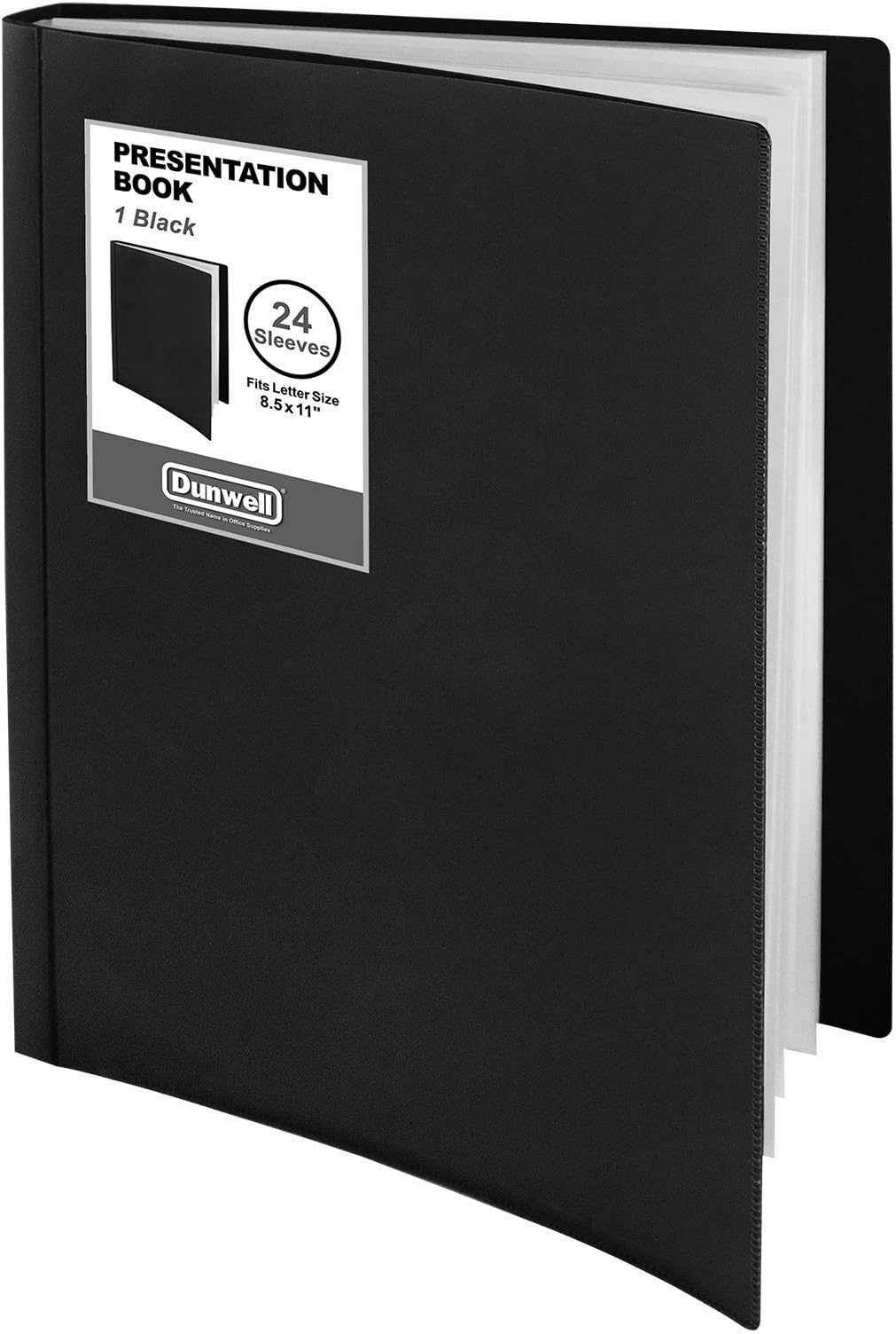 Dunwell 11x14 Art Portfolio Binder - 24 Sleeves Holds 48 Pages With Mounting Paper