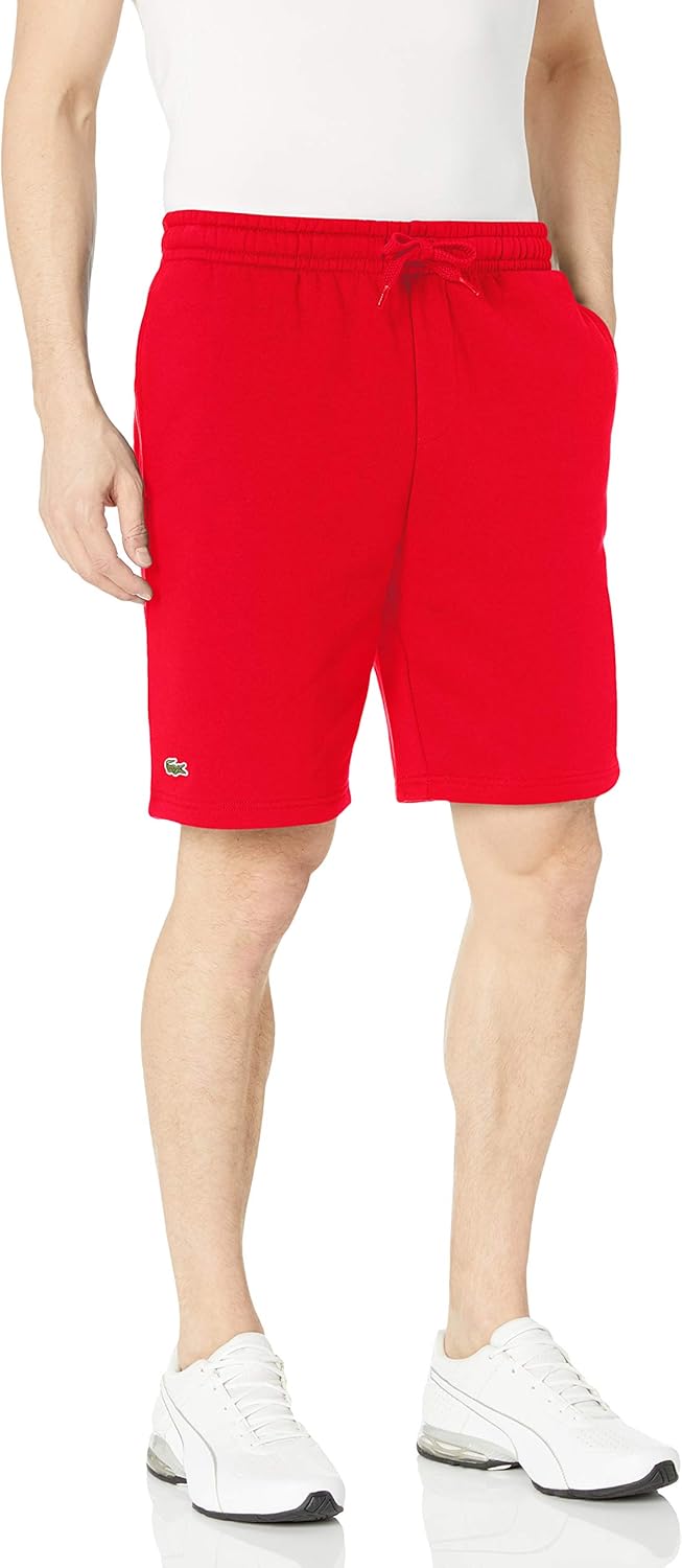 lacoste tennis fleece shorts