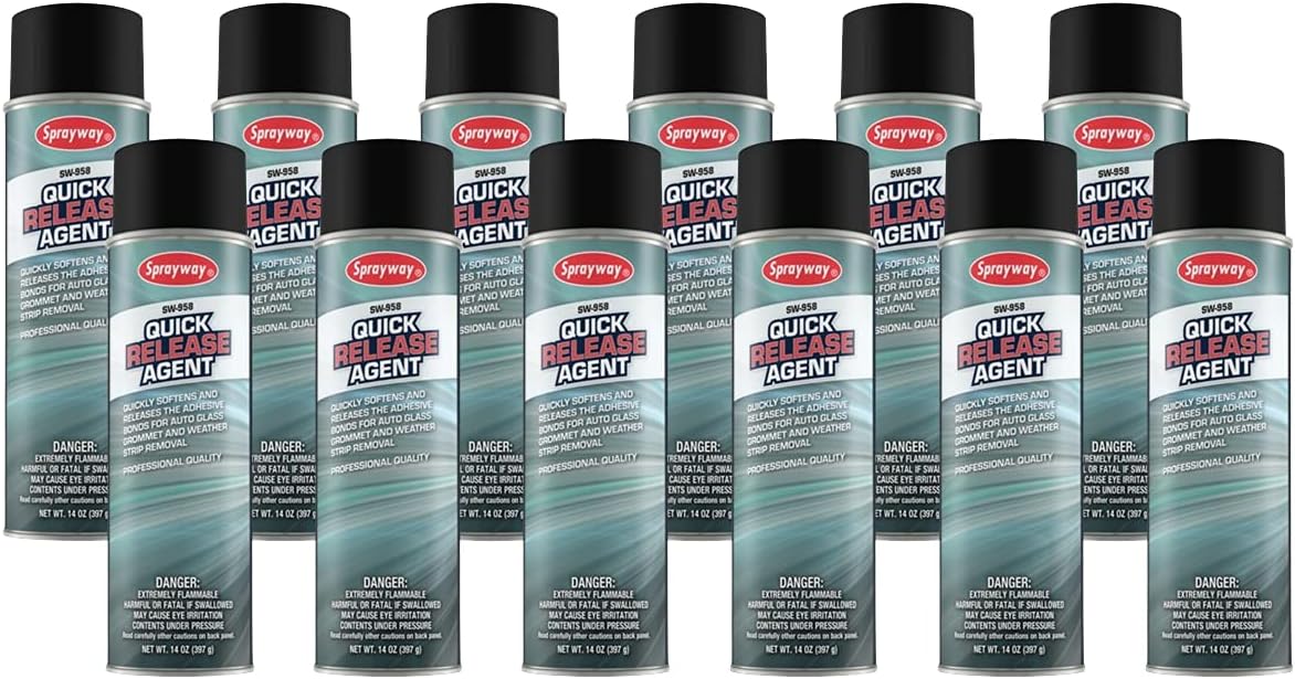 Sprayway SW958 Auto Glass Quick Release Agent, 14 oz