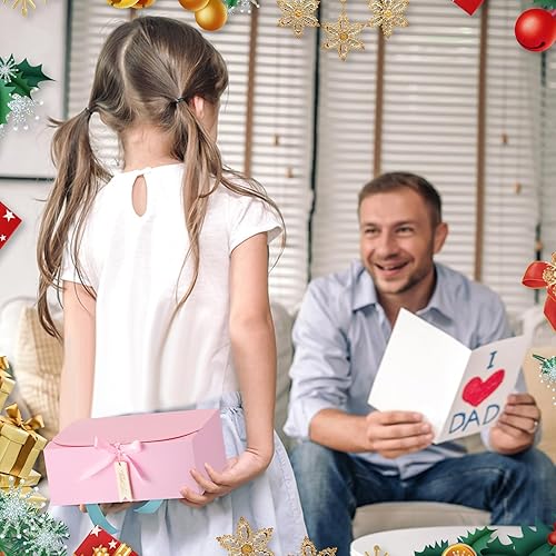 Miniatura 7 de Maxcheck Juego de 36 cajas de deshierbe para regalos, caja de propuesta de dama de honor con tapas de 10 x 8 x 4 pulgadas con cinta de