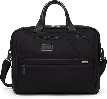 TUMI - Alpha Medium 15" Expansion Laptop Briefcase - Professional Briefcase for Travel - Padded Compartment Fits 15" Screen