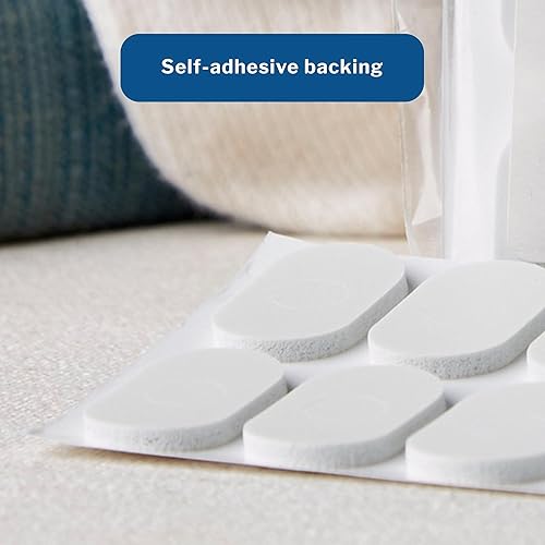 Miniatura 3 de McKesson Pedi-Pads Almohadillas protectoras para pies, espuma, adhesivas, blancas, tamaño 101-estrecho, 18 pulgadas, 100 unidades, Blanco