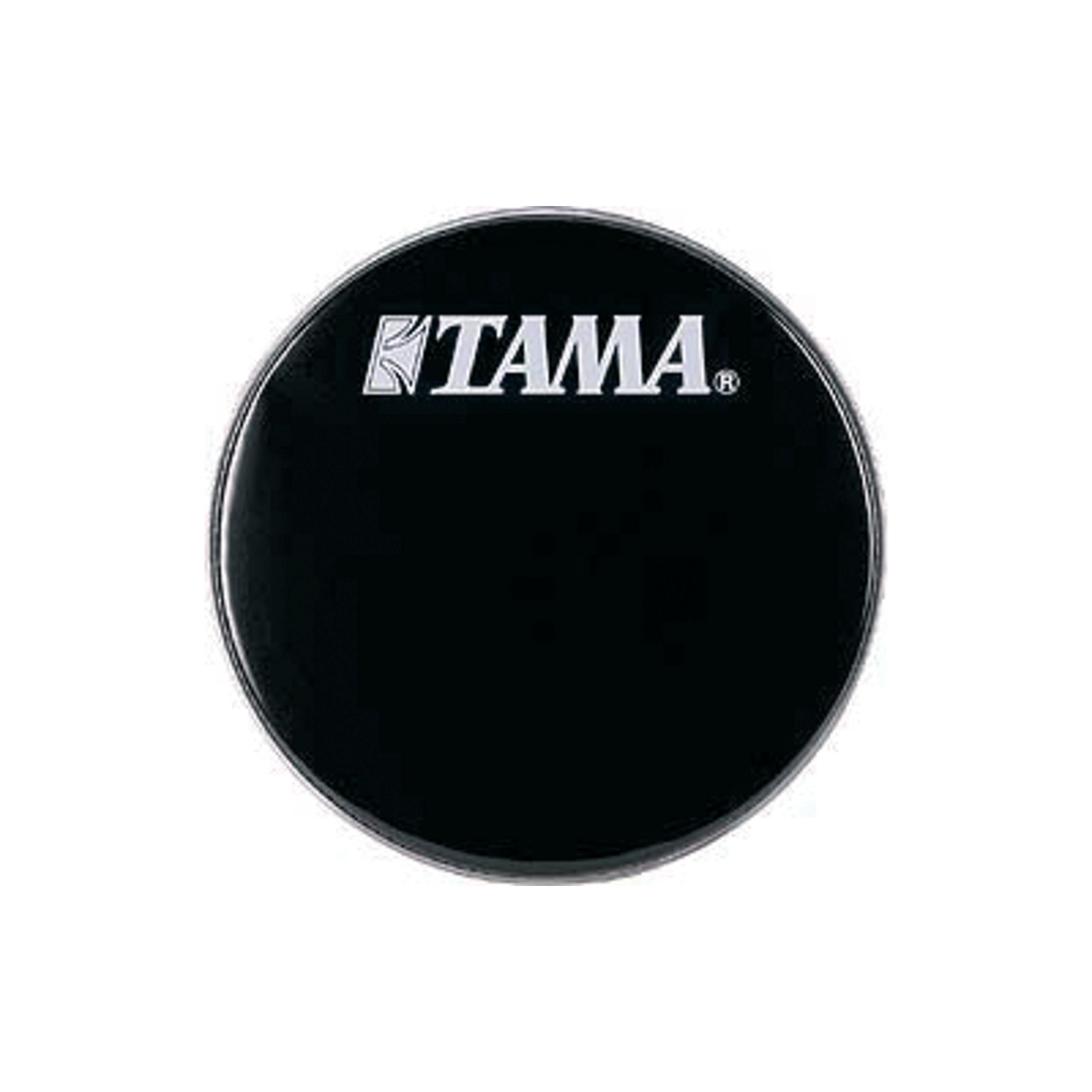 Tama BK24BMWS Bass Drum Front Head 24" Black with Tama Logo