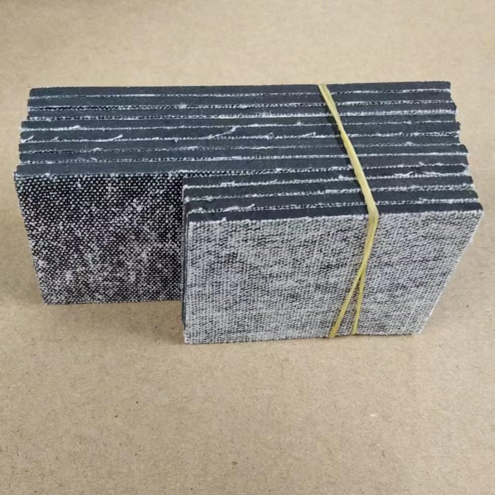 Cojines de mesa de billar, 12 unidades, almohadillas de esquina de tela, negro, 9,7 x 4,6 cm, 6,2 x 4,2 cm
