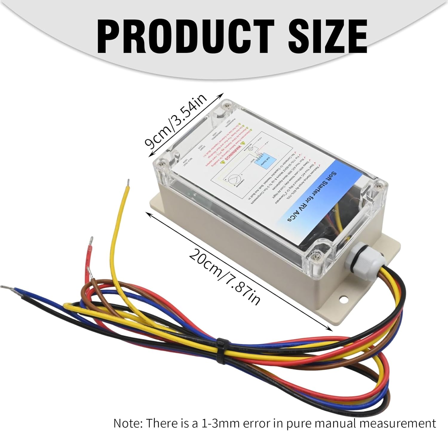 RV Air Conditioner Soft Start Solution, Efficient Starter for A/C and Appliances, Perfect for Small Generators in Campers and Trailers