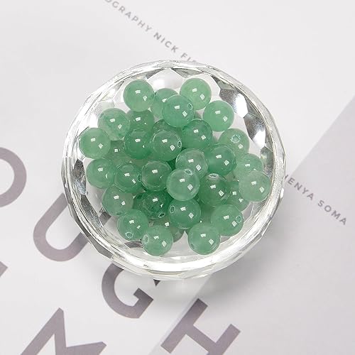 Miniatura 3 de 65 cuentas de turquesa africana de 0.236 pulgadas, piedra natural, piedras preciosas redondas auténticas para hacer pulseras de bricolaje, joyas,