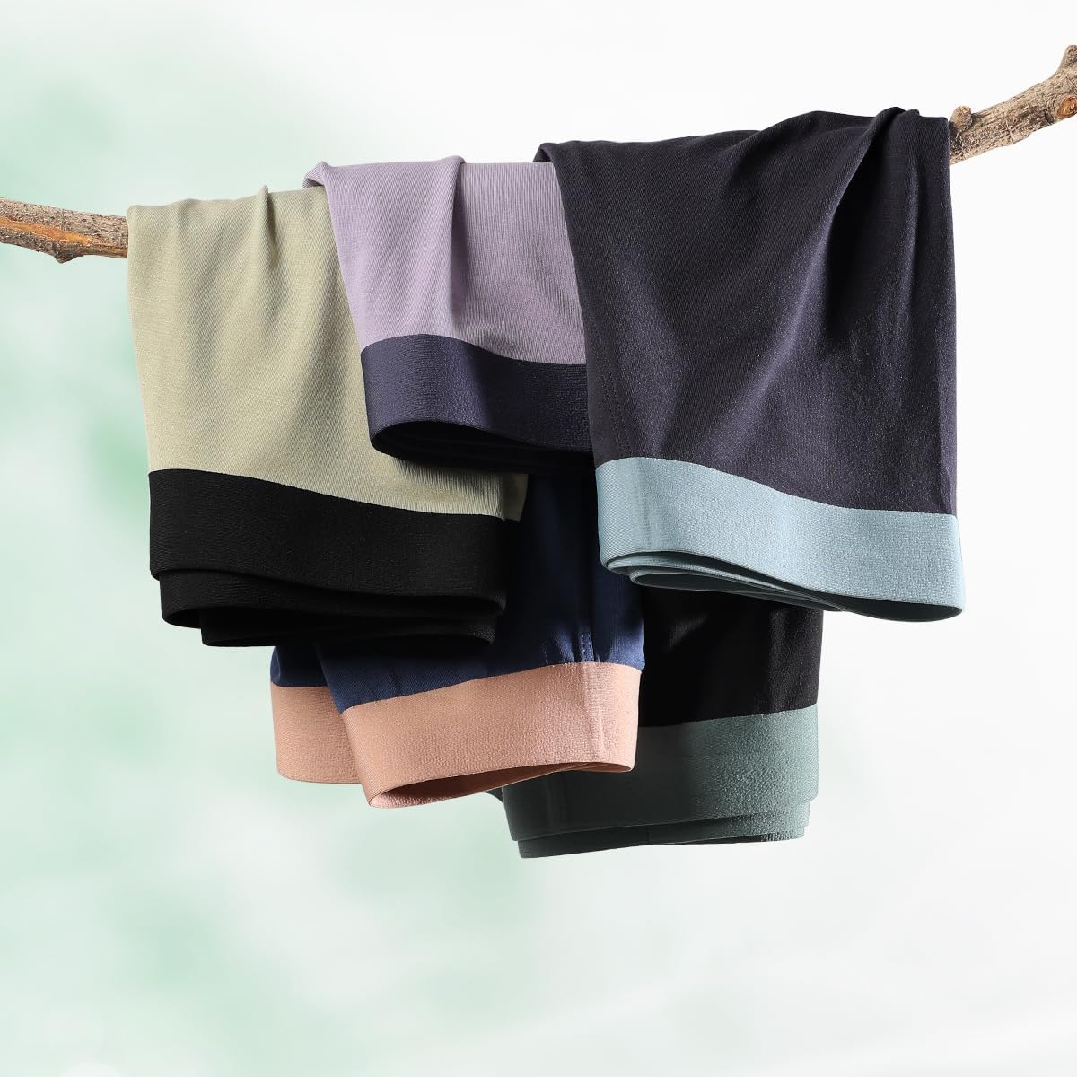 Arjen Kroos Men's 4 Pack Ultra Soft Modal Trunks Underwear Breathable Seamless Underpants - Image 3