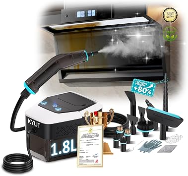 KYUT 16-in-1 Steam Cleaner 1.8 L, Handheld
