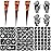 Moricher Temporary Tattoo Kits 3 Henna tattoo cones 101 Stencils Semi Permanent Tattoo Markers Jagua Gel for Women Men Kids DIY Art Painting Party Gifts