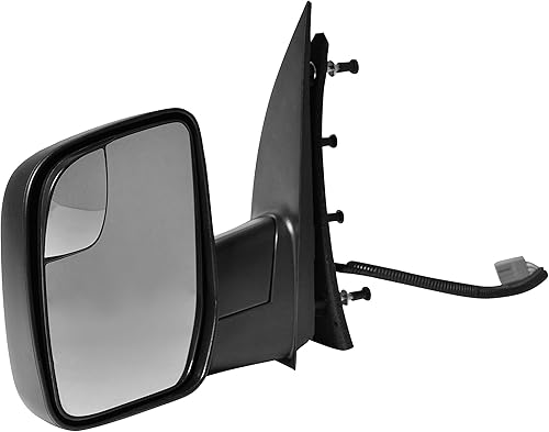 Miniatura 2 de Dependable Direct Espejo retrovisor con textura lateral para Ford Van E-150 E-250 E-350 E-450 Super Duty 2010-2014, funciona con potencia, plegable