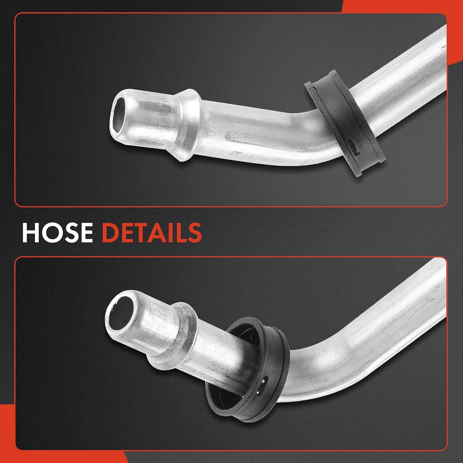 A-Premium Automatic Transmission Oil Cooler Line Hose Assembly | Compatible with Chevrolet Silverado 2500 HD/Silverado 3500 2003-2005 & GMC Sierra 2500 HD/Sierra 3500 2003-2005, 6.6L