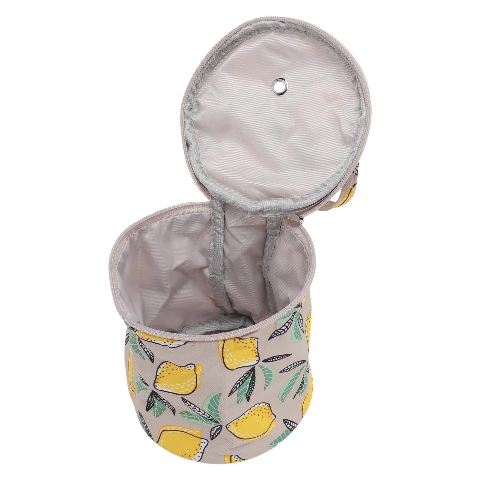 Yarn Storage Bag Round Portable Knitting Storage Bag Soft 600D Ox Cloth Crochet Case for Beginners Round Yarn BagKnitting Bed in Ox