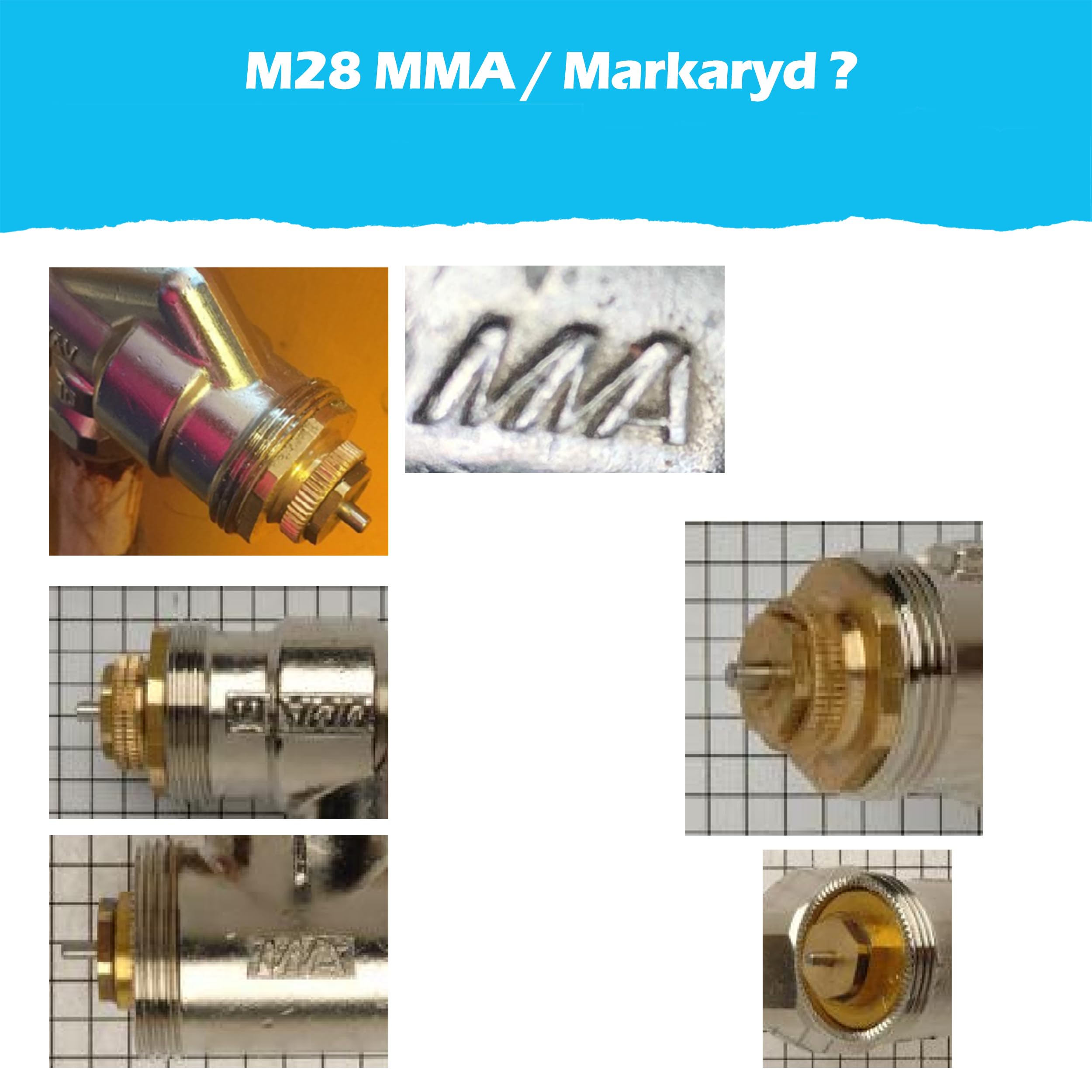 Lot 2 Adaptateurs Radiateur BLUMKRAFT M28 Vers M30 - Compatible SAM, MMA, Remagg
