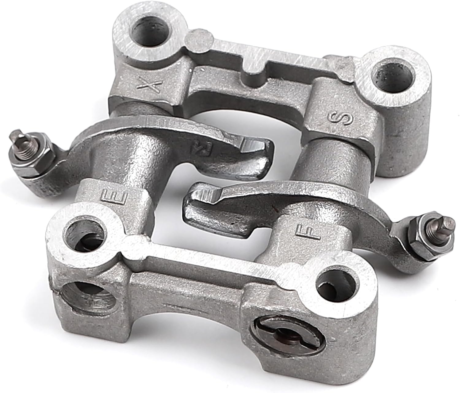 Mokuo GY6 50cc-100cc Engine Rocker Arms Camshaft Holder Assembly in Aluminum Alloy Material Fit for GY6 139QMB Engine Scooter Mopeds Taotao Roketa,69MM
