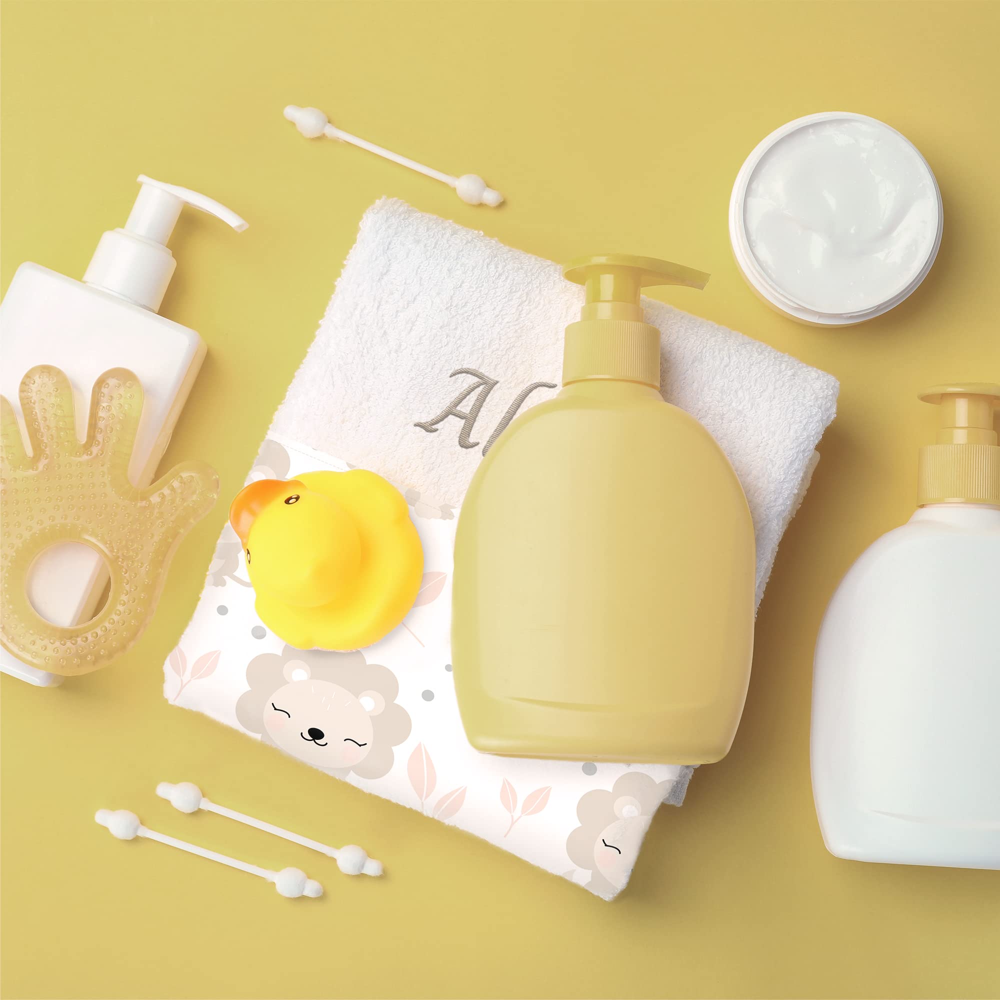 Toalla Personalizada para Bebe.Ideal para guarderias. (Leones)