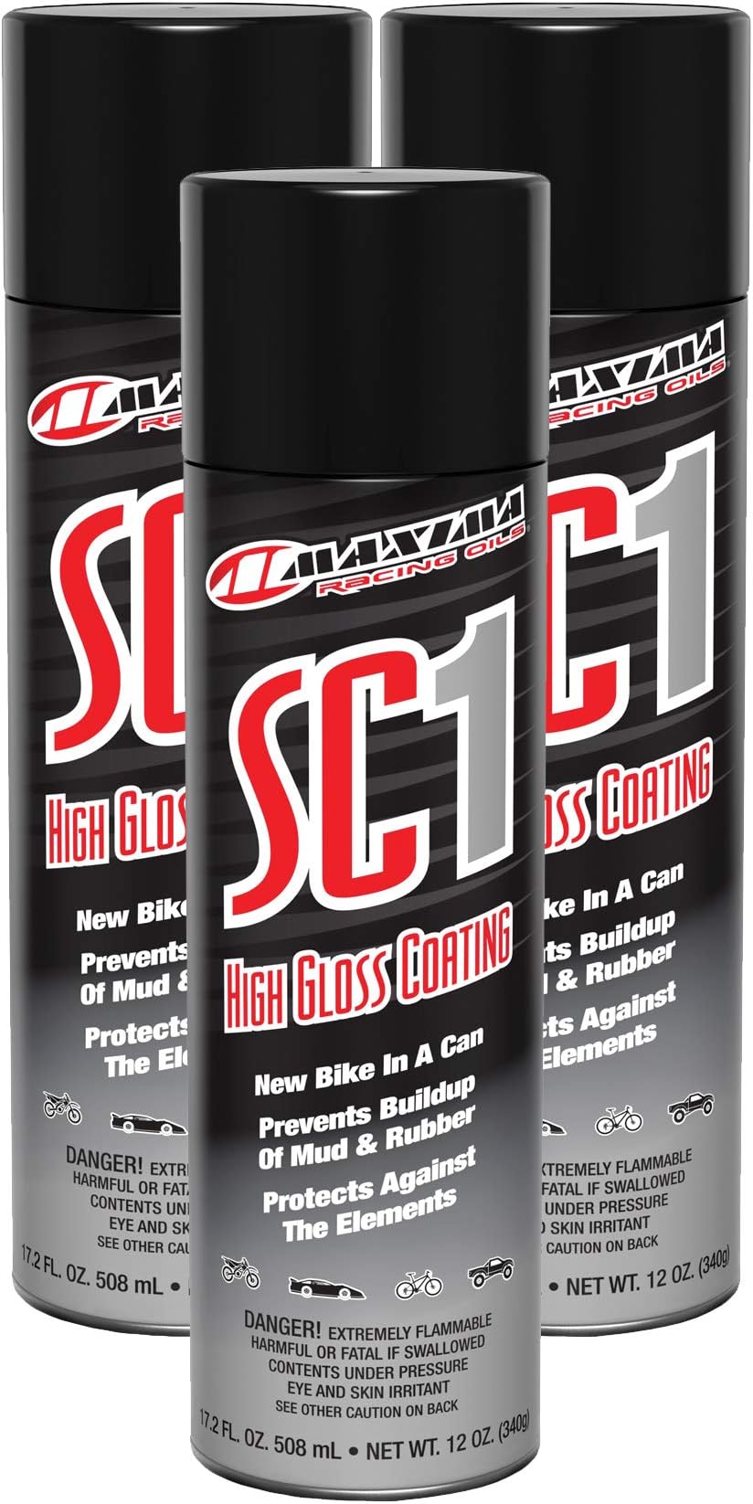 Maxima 78920-3PK SC1 High Gloss Coating 51.6 FL. OZ. 1524 mL - NET WT. 36 OZ. (1020g), 3-Pack