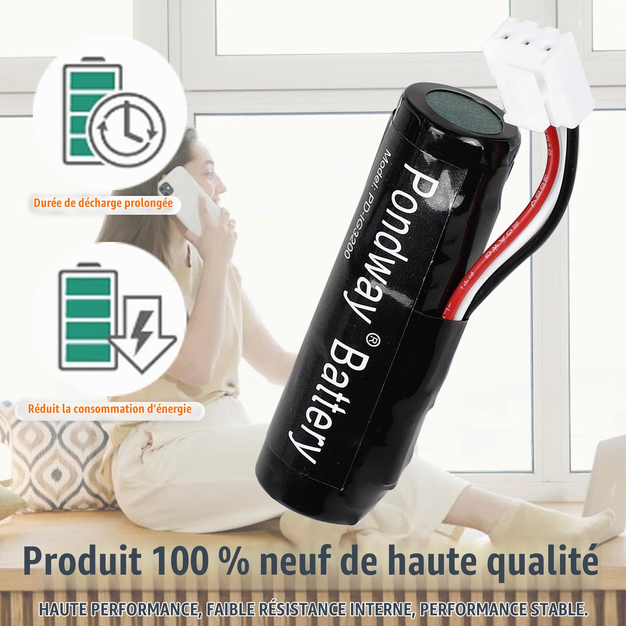 3200mAh 3.7V Batterie pour Ingenico Move 3500 Move 5000 IWL220 IWL221 | IWL222 IWL250 IWL251 IWL252 Terminal de paiement bancaire Remplacement Batterie Pile +des Outils réparation