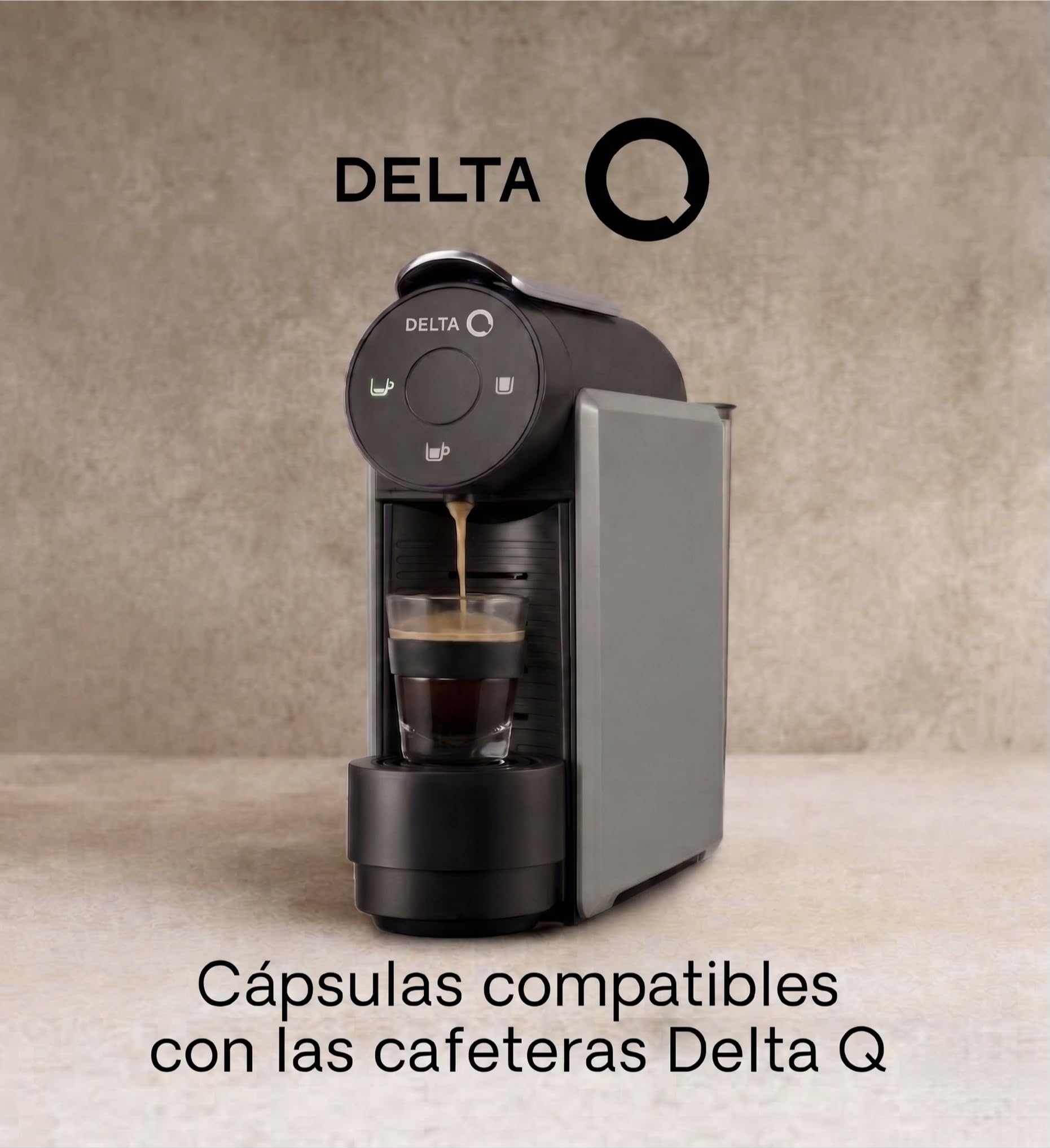 Delta Q Mini Qool Gris - Máquina para Cápsulas Delta Q