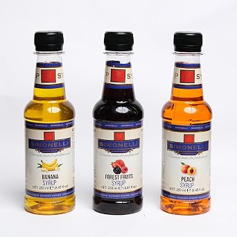 kahve ve kokteyl  urubu Seti 3x250 ml    eftali, Orman Meyvesi, Muz
