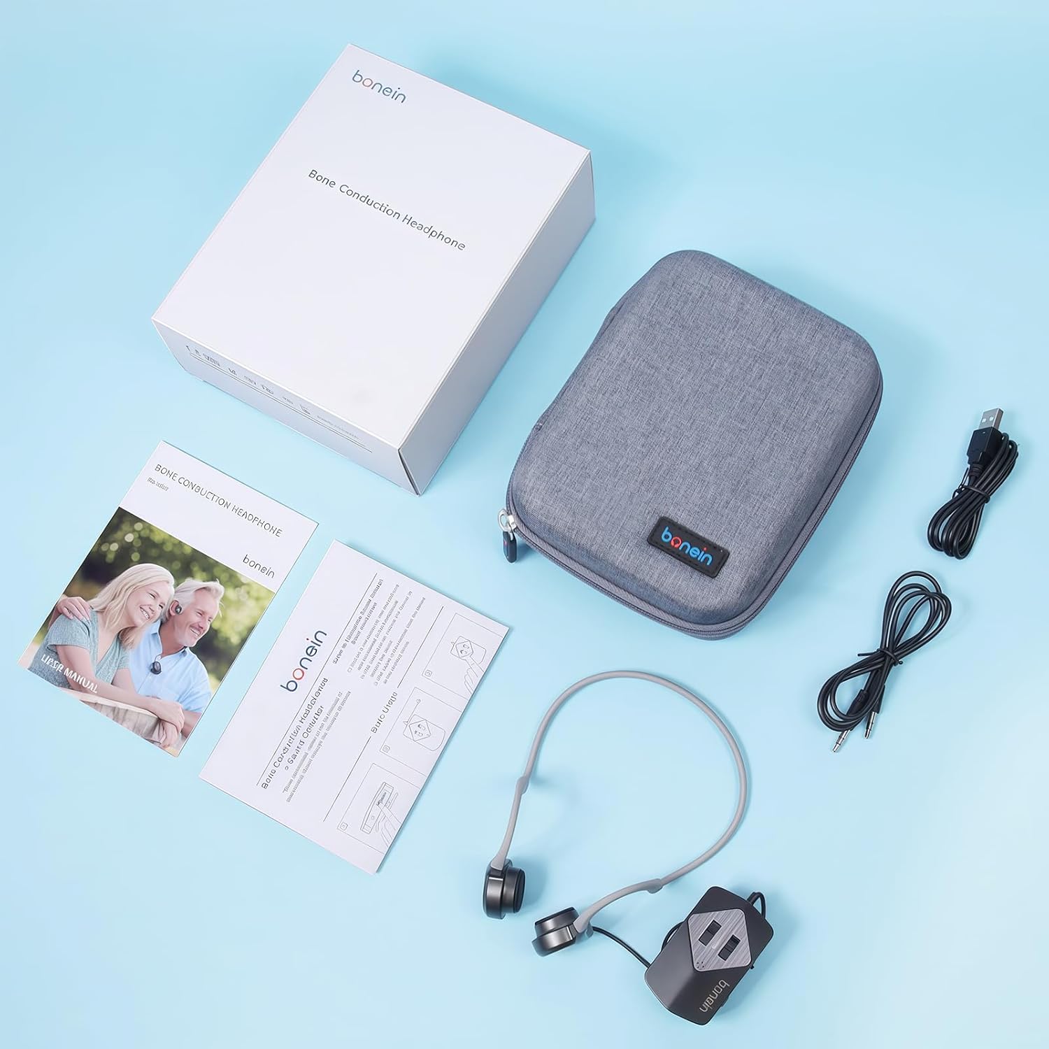 Bone Conduction Hearing Headphones, 7 Audio Modes, Non-Intrusive Design, Ideal for All-Day Comfort and Everyday Use