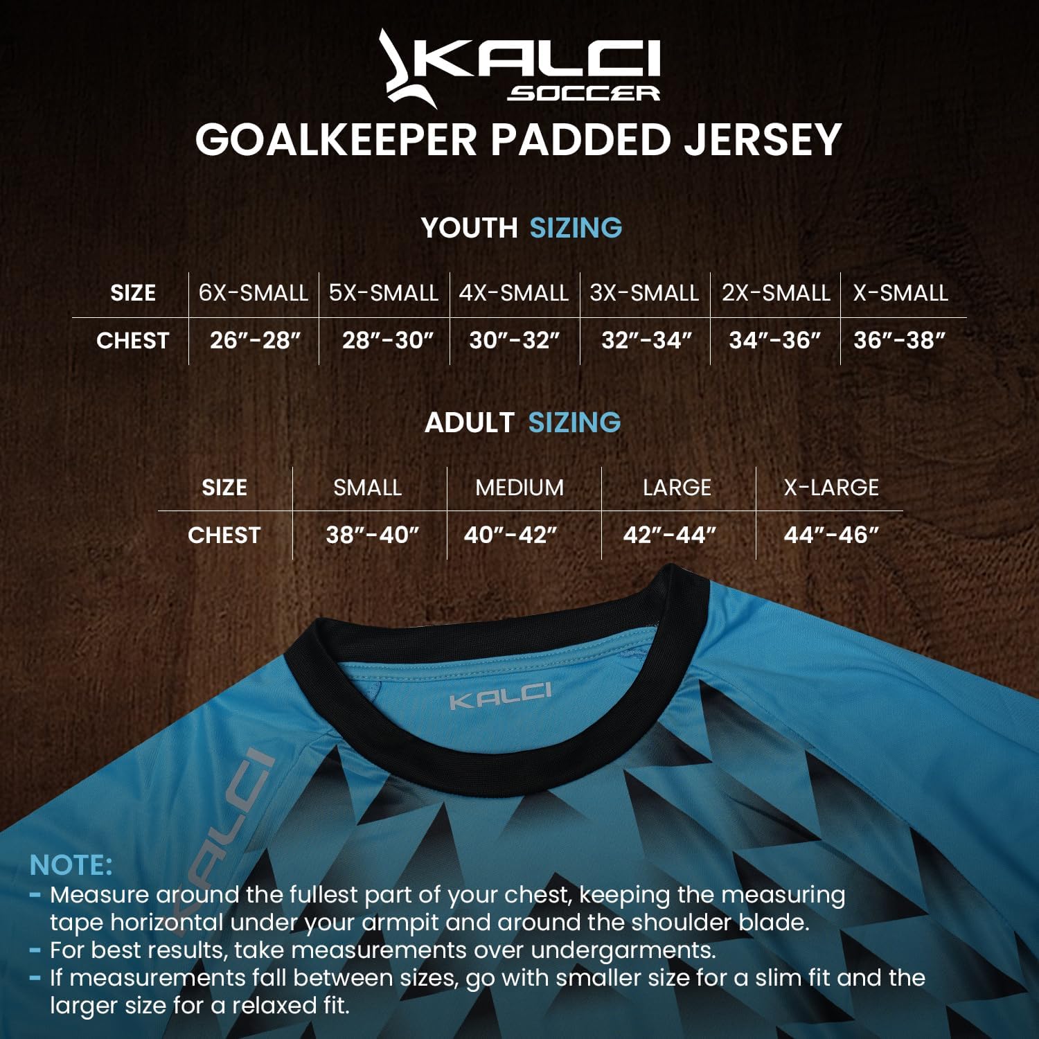 Kalci Soccer Goalkeeper Jersey | Elbow Padded Goalkeeper Shirt Adult/Youth | Long Sleeve Goalie Jersey for Men/Women/Boys - Image 6