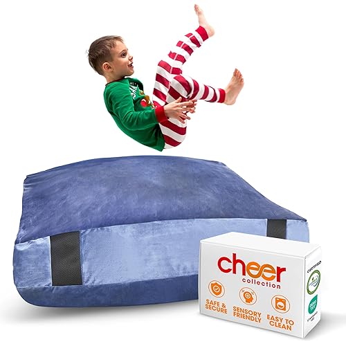 Cheer Collection Crash Pad - Crash Pads for Kids Sensory with Washable Cover - Sensory Room Must Haves - Crash Mat