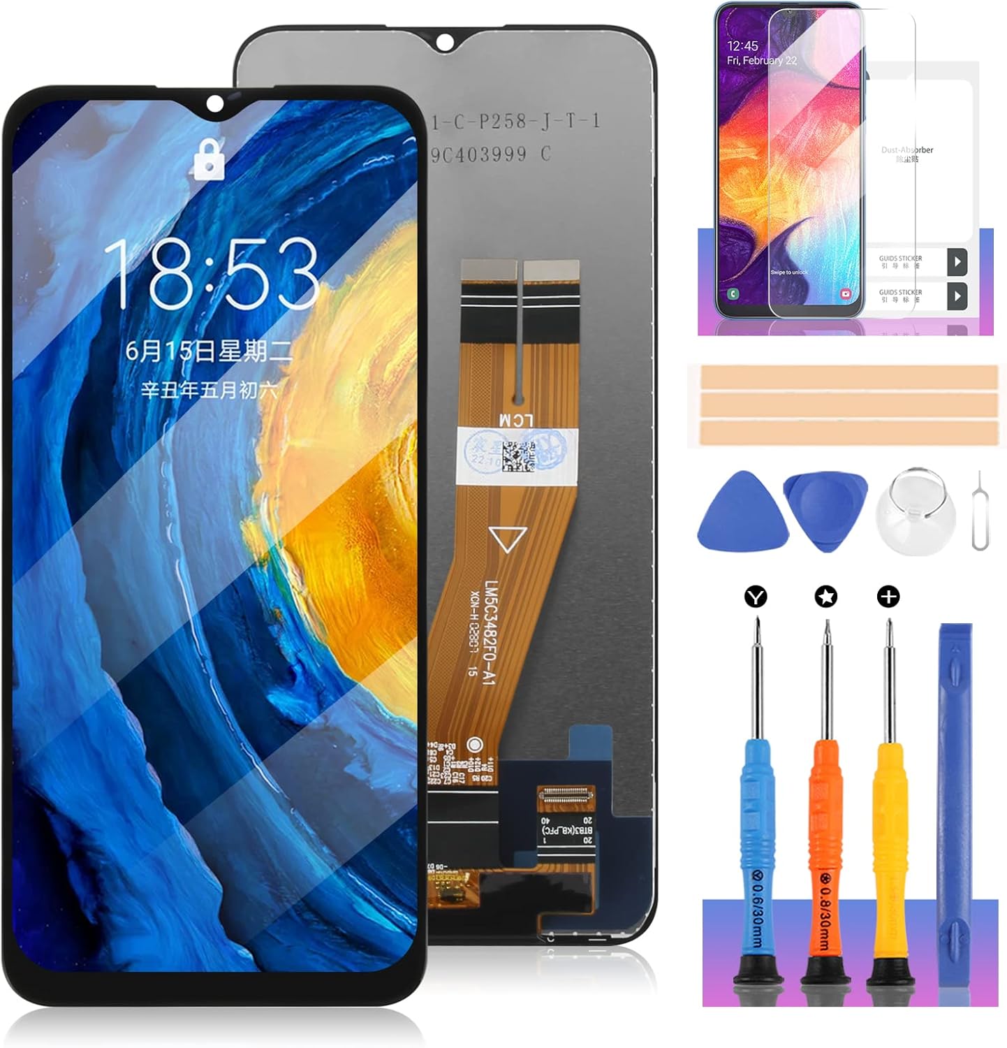 For Samsung Galaxy A03s Screen Replacement for Display Samsung A03s for ...