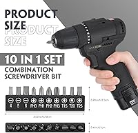 Vista 3 de 14 piezas de juego de extensión de broca flexible 1/4 pulgada de vástago hexagonal extensión de broca flexible taladro de ángulo recto de 105°